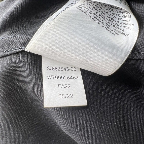 Athleta Black Long Sleeve Cropped Button Up Stretch Tech Top Plus Size 1X NWT - Picture 15 of 16